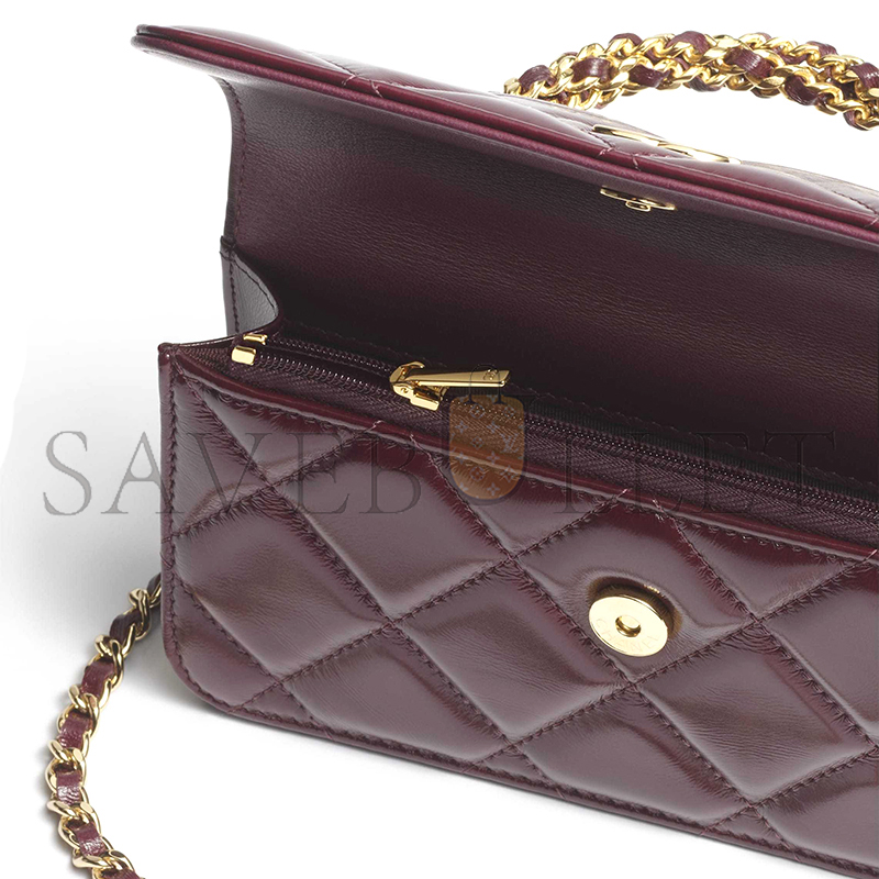 Ch**el clutch with chain ap4167 (18*10*4.5cm)